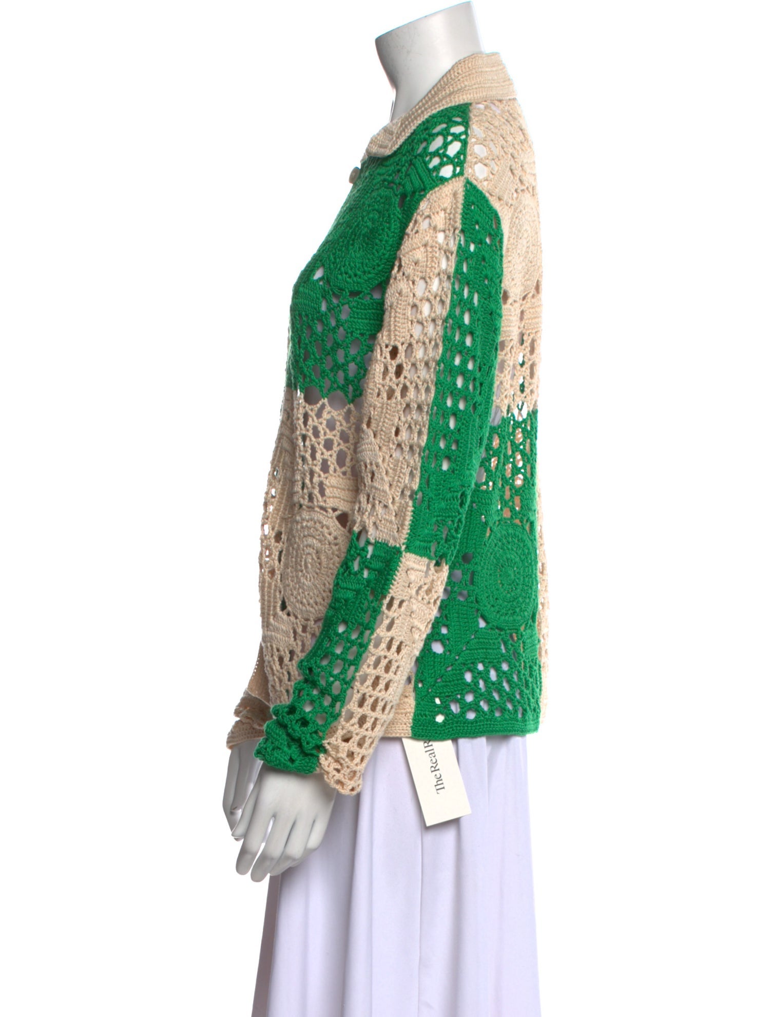 BODE Colorblock Pattern Sweater