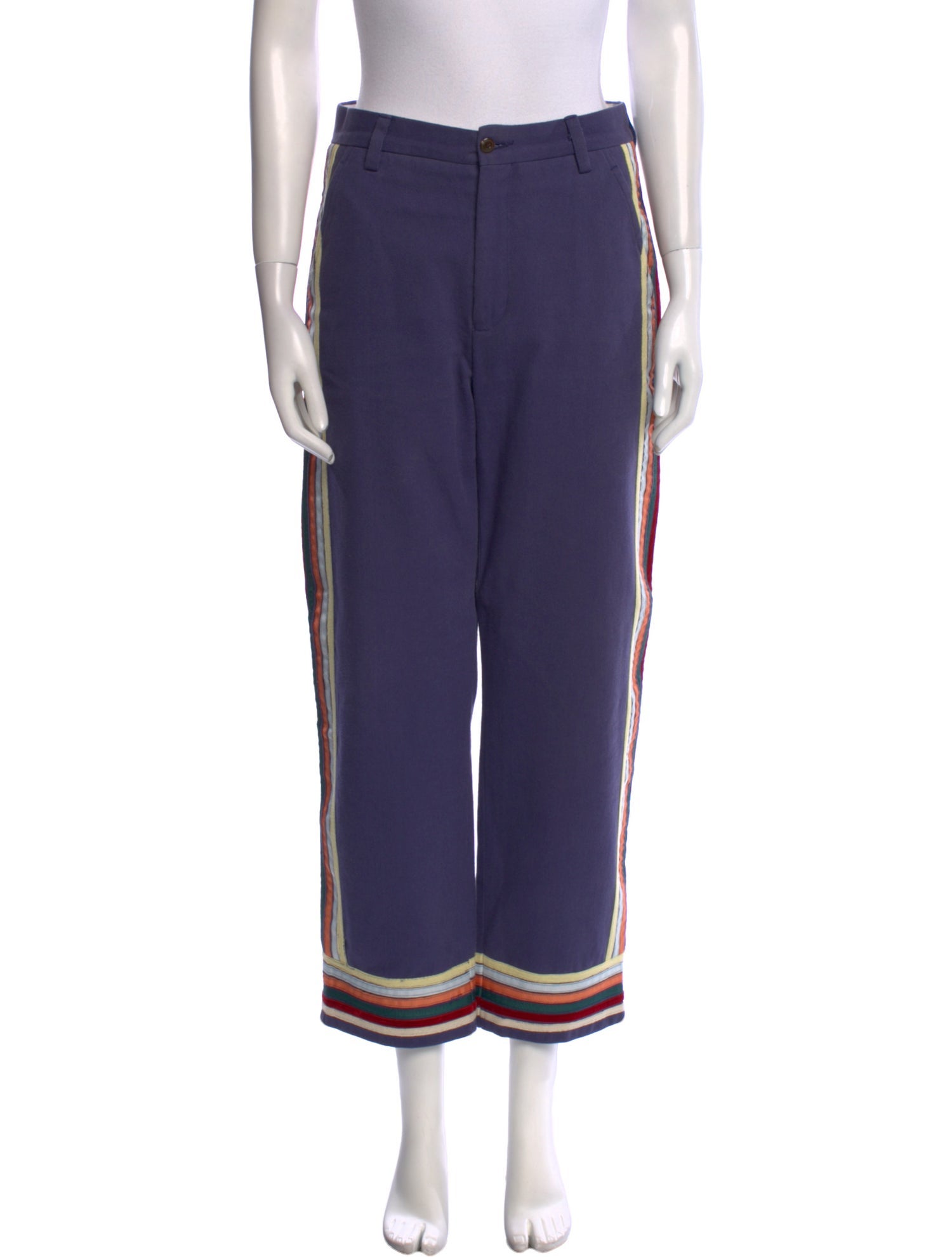 BODE Striped Straight Leg Pants