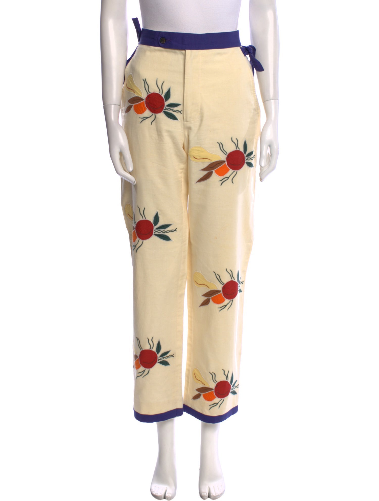 BODE Linen Straight Leg Pants