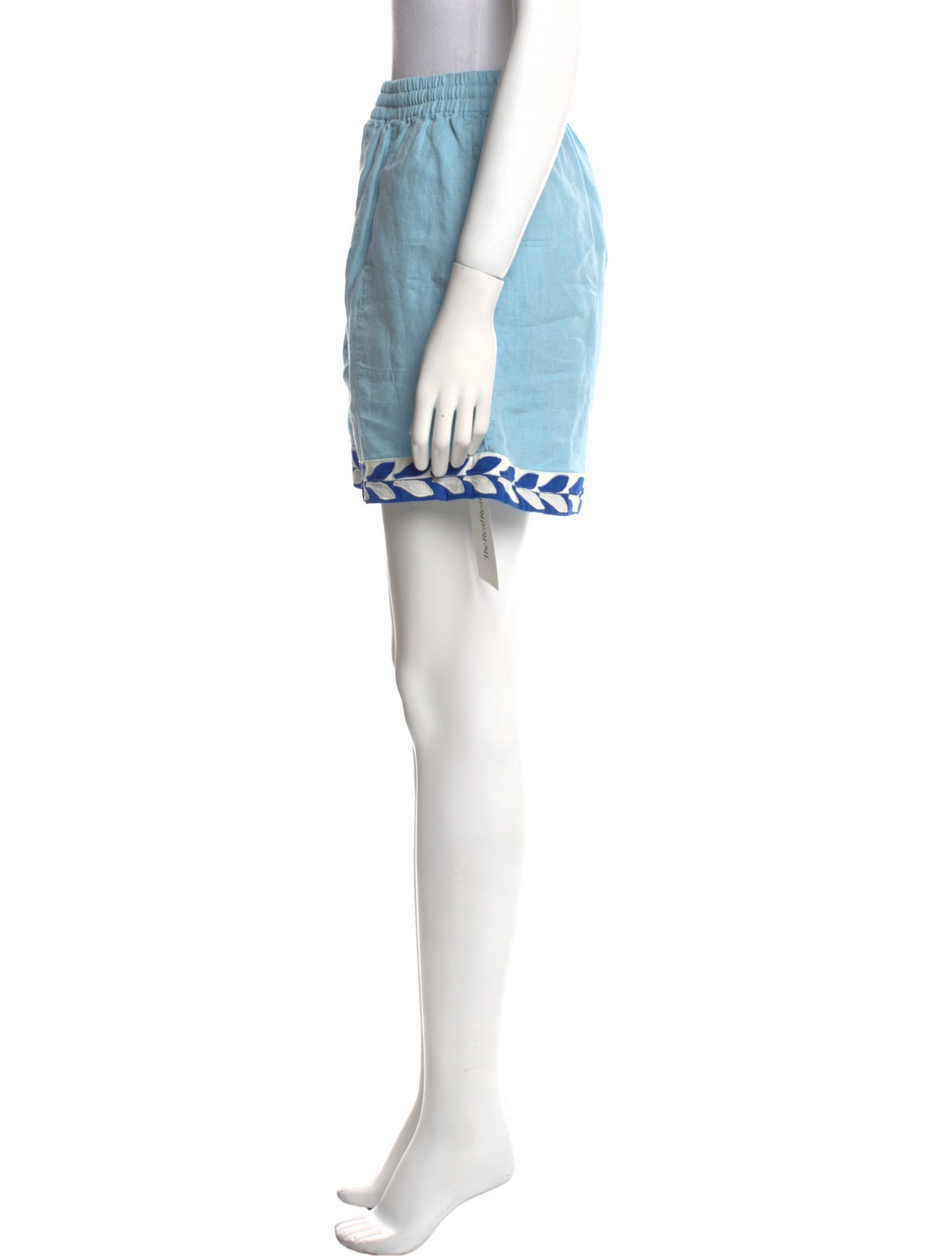 BODE Linen Mini Shorts