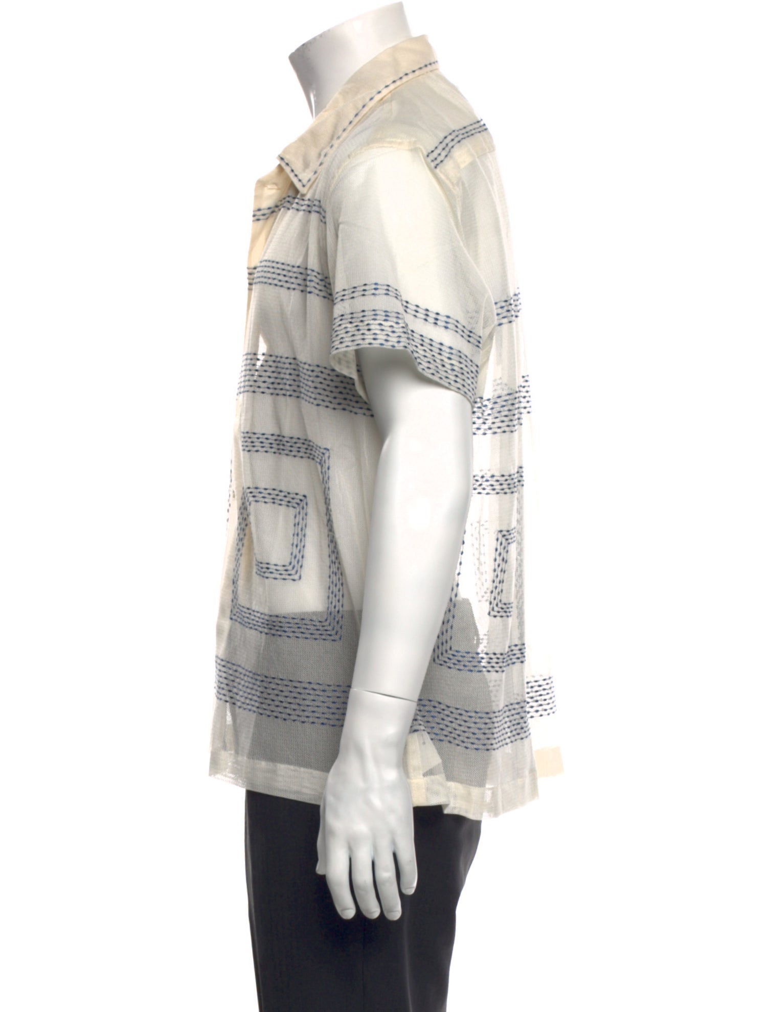 BODE Plaid Print Short Sleeve Shirt