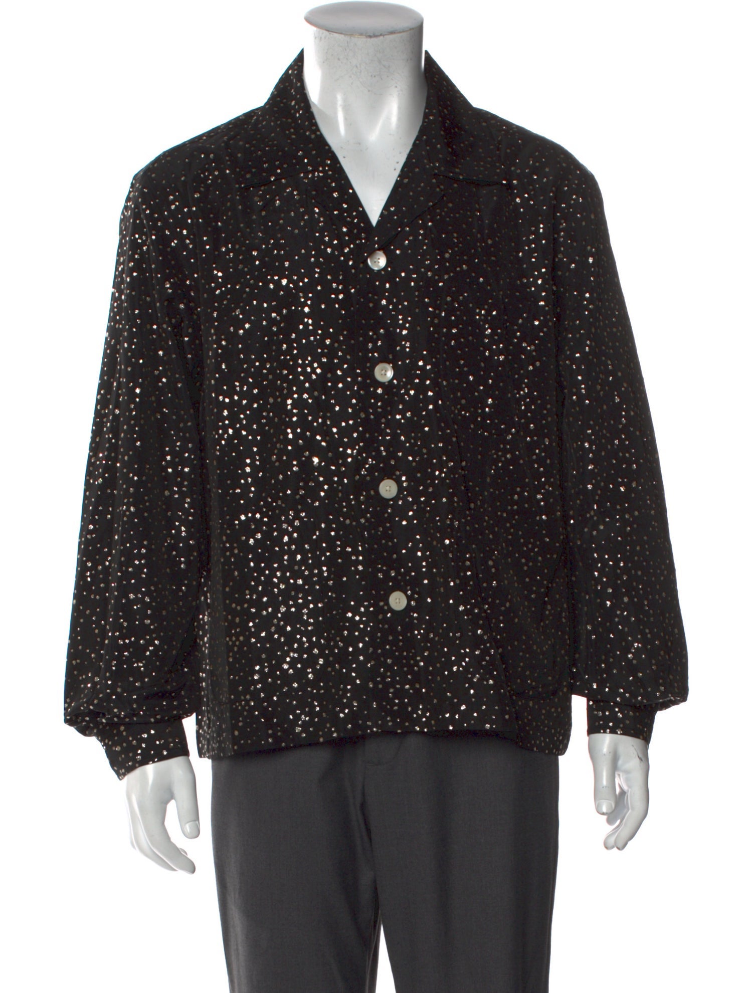 BODE Polka Dot Print Long Sleeve Shirt