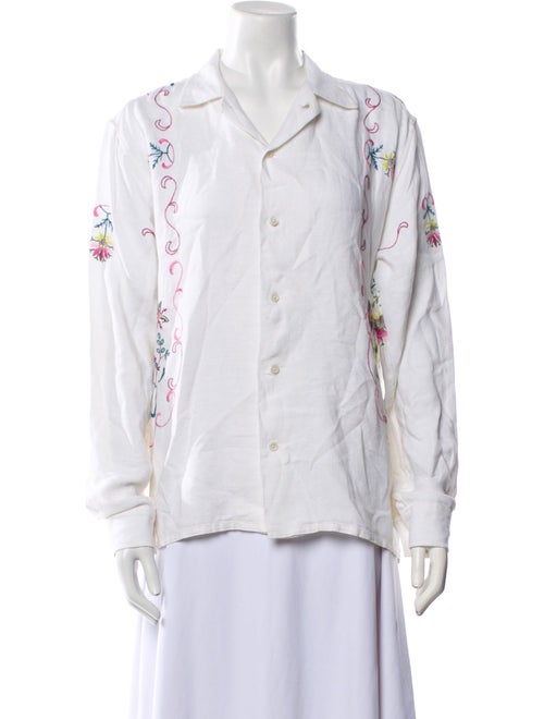 BODE Long Sleeve Button-Up Top