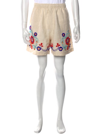 BODE Linen Jogger Shorts