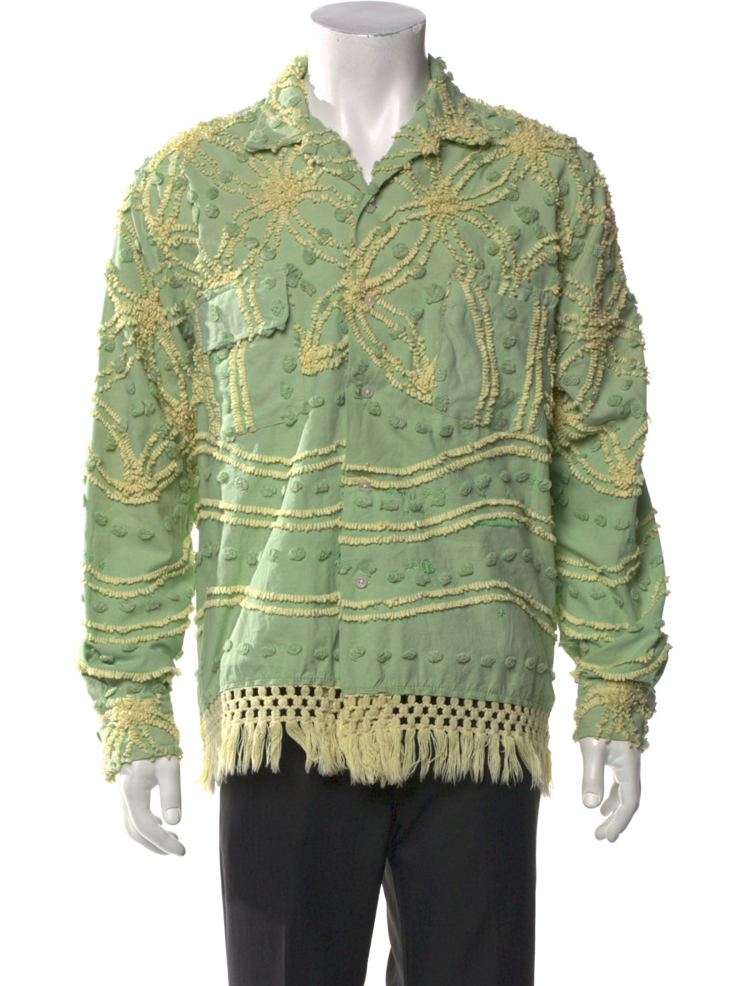 BODE Patterned Long Sleeve Shirt