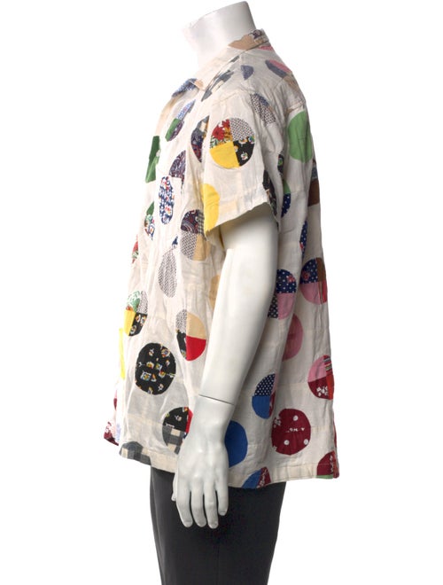 BODE Polka Dot Print Short Sleeve Shirt