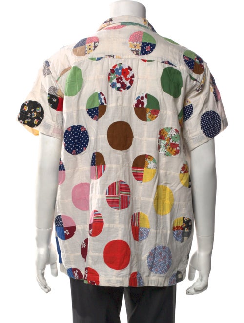 BODE Polka Dot Print Short Sleeve Shirt