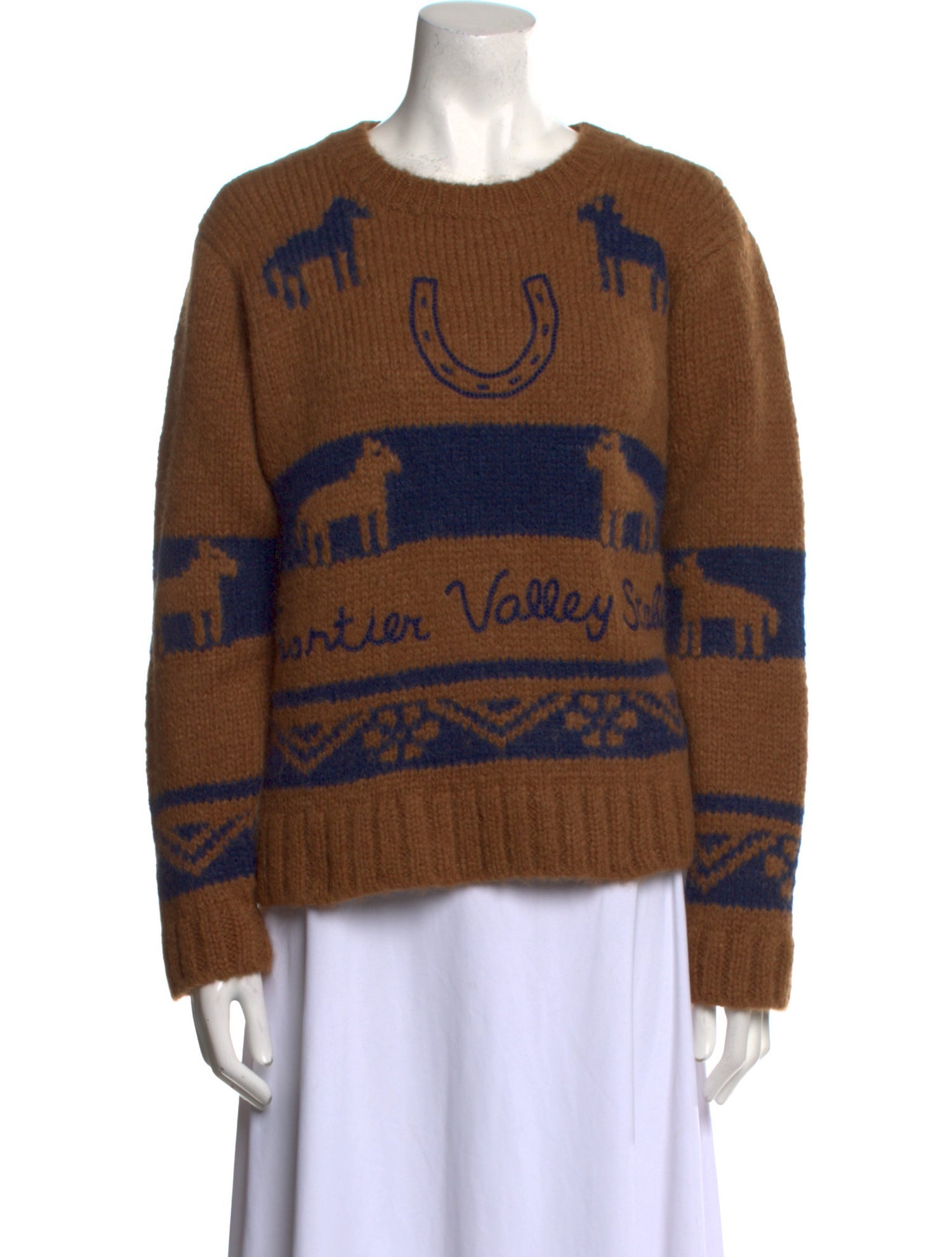 BODE Alpaca Printed Sweater