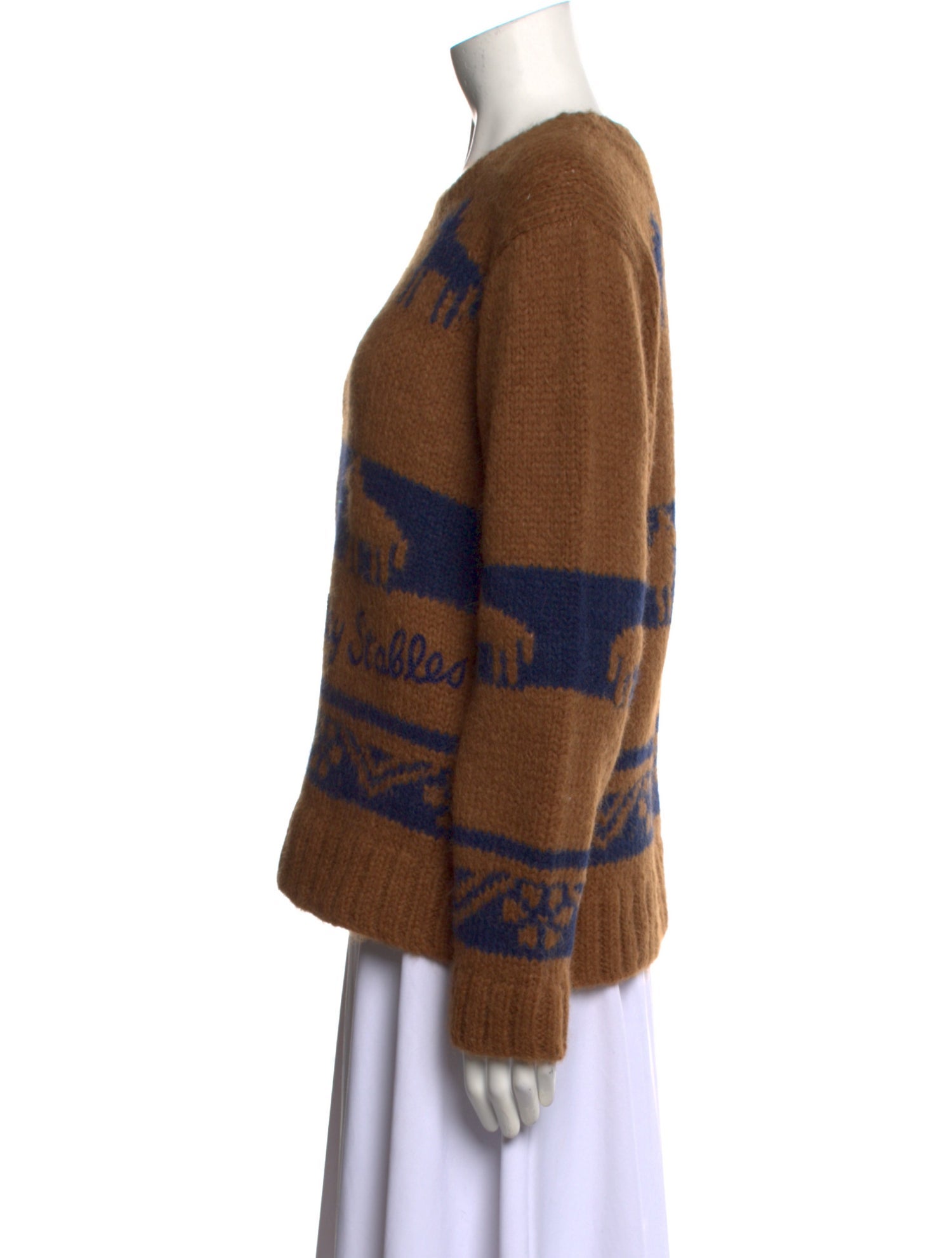 BODE Alpaca Printed Sweater