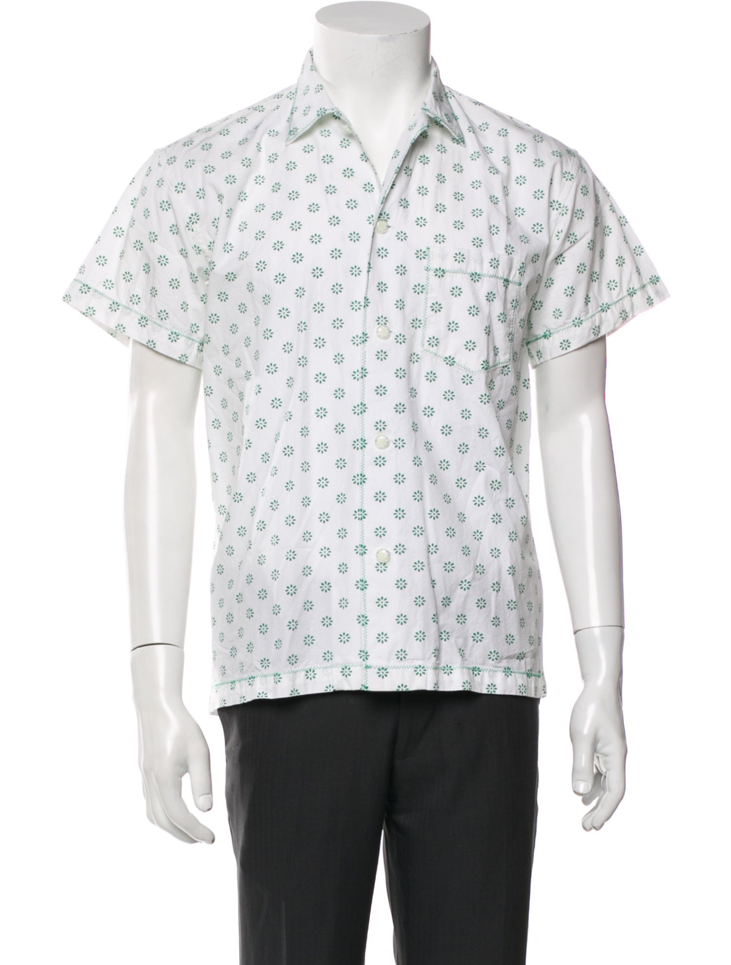 BODE Printed Short Sleeve Shirt