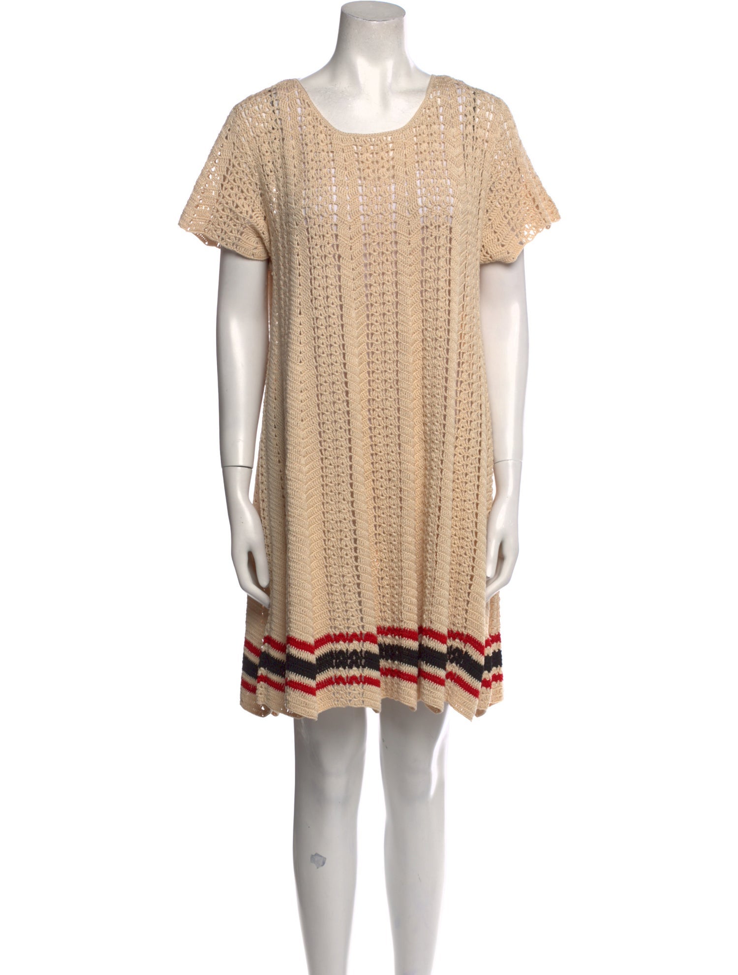 BODE Scoop Neck Mini Dress