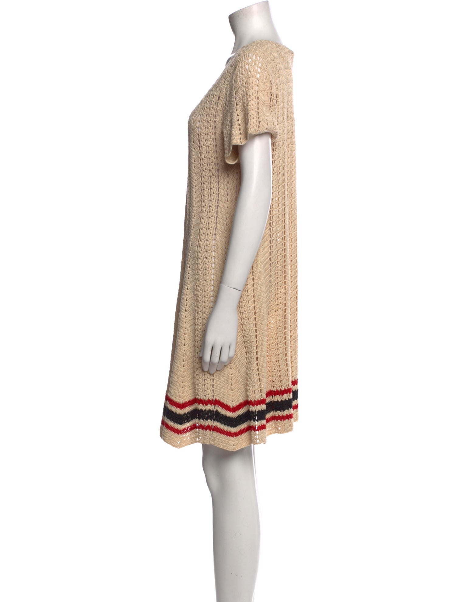 BODE Scoop Neck Mini Dress