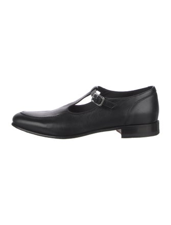 BODE Leather Cutout Accent Monk Straps