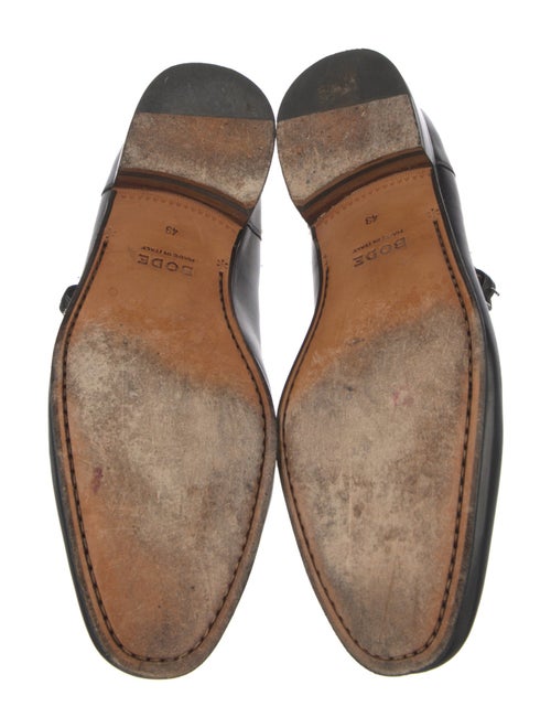 BODE Leather Cutout Accent Monk Straps