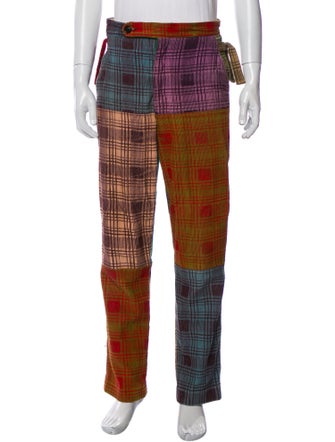 BODE Plaid Print Pants