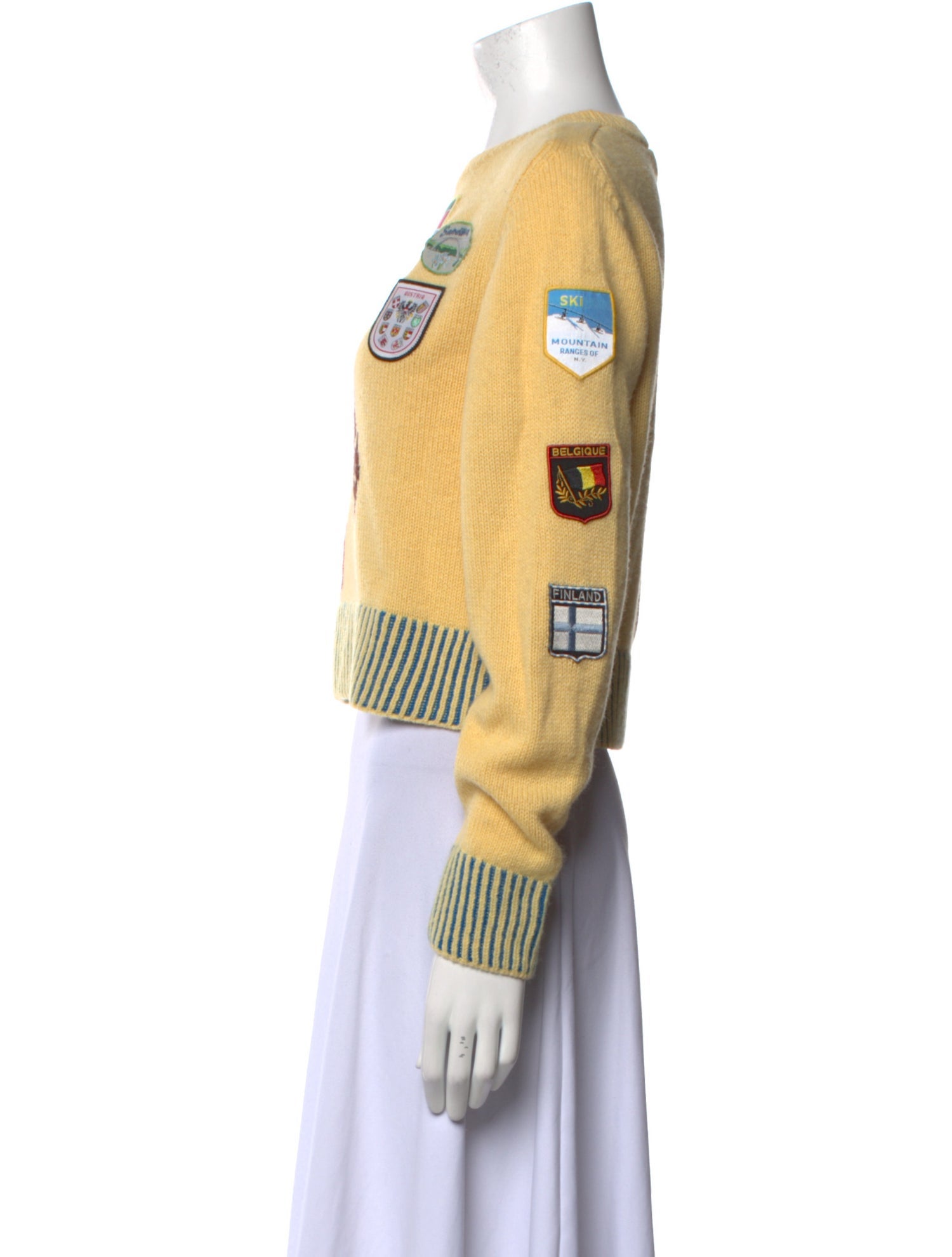 BODE Baby Alpaca Graphic Print Sweater