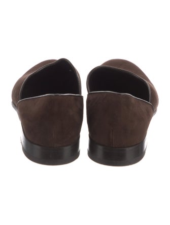 BODE Suede Leather Trim Embellishment Slippers