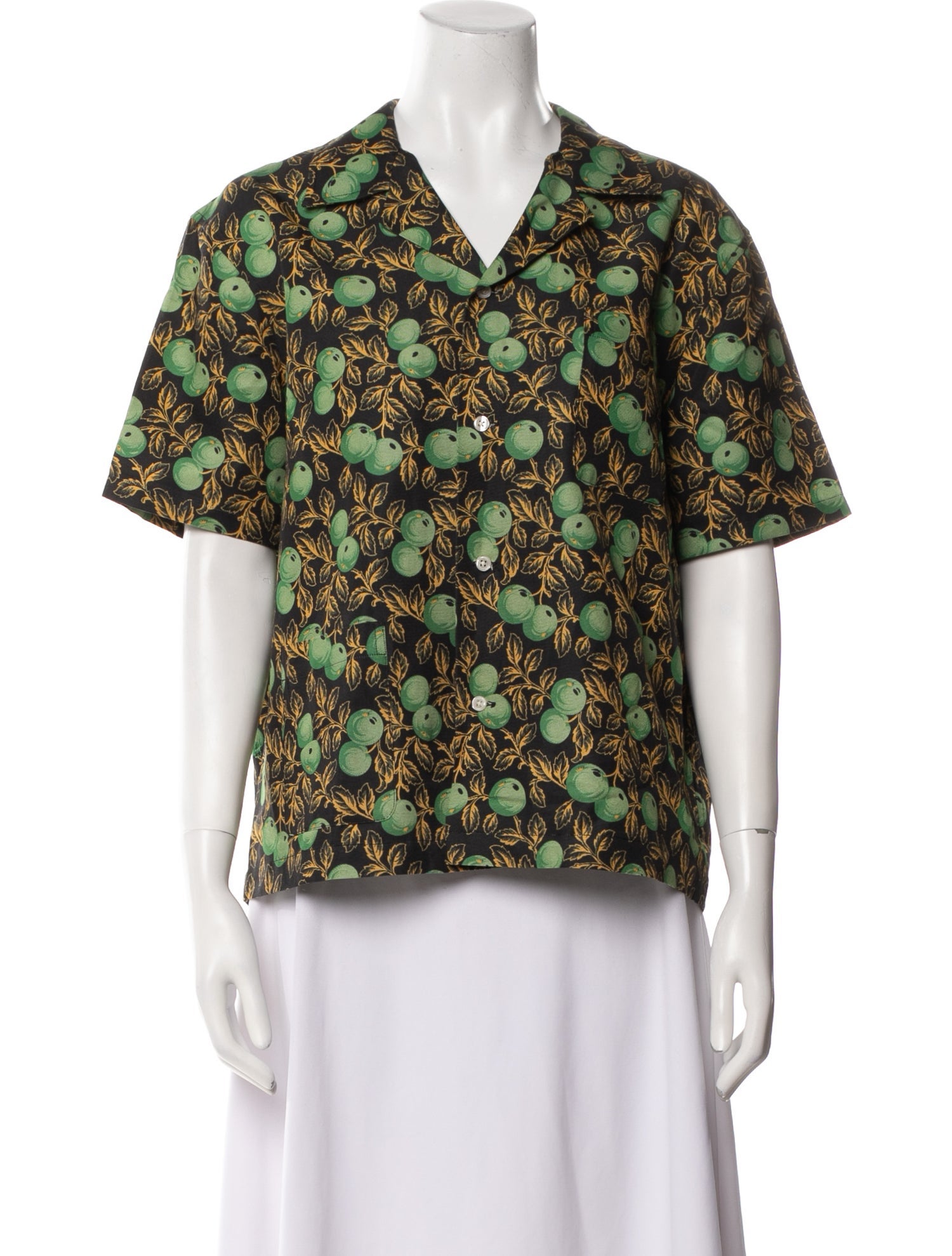 BODE Floral Print V-Neck Blouse