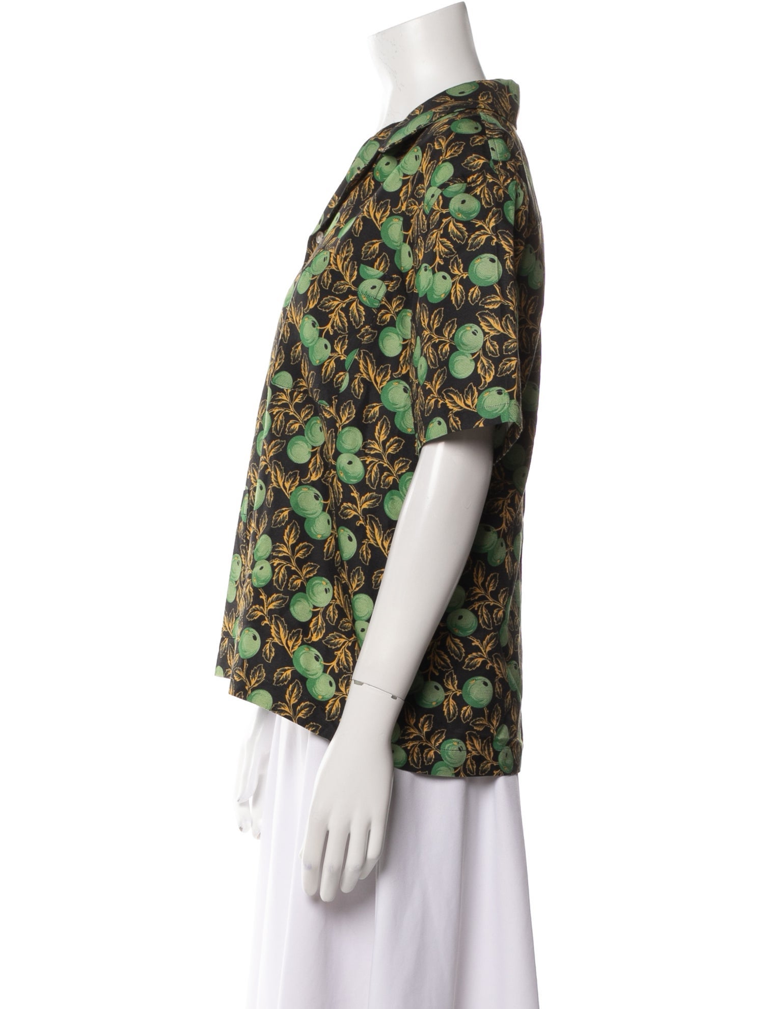 BODE Floral Print V-Neck Blouse