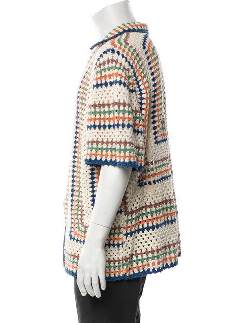 BODE Patterned Short Sleeve Shirt