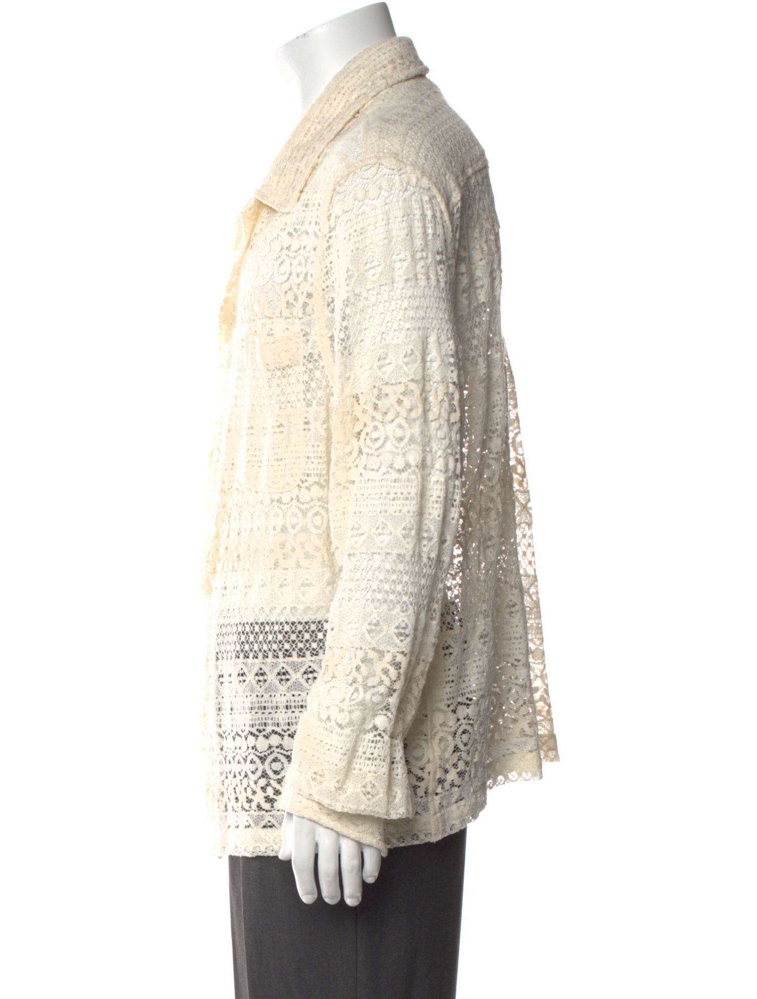 BODE Lace Pattern Long Sleeve Shirt w/ Tags