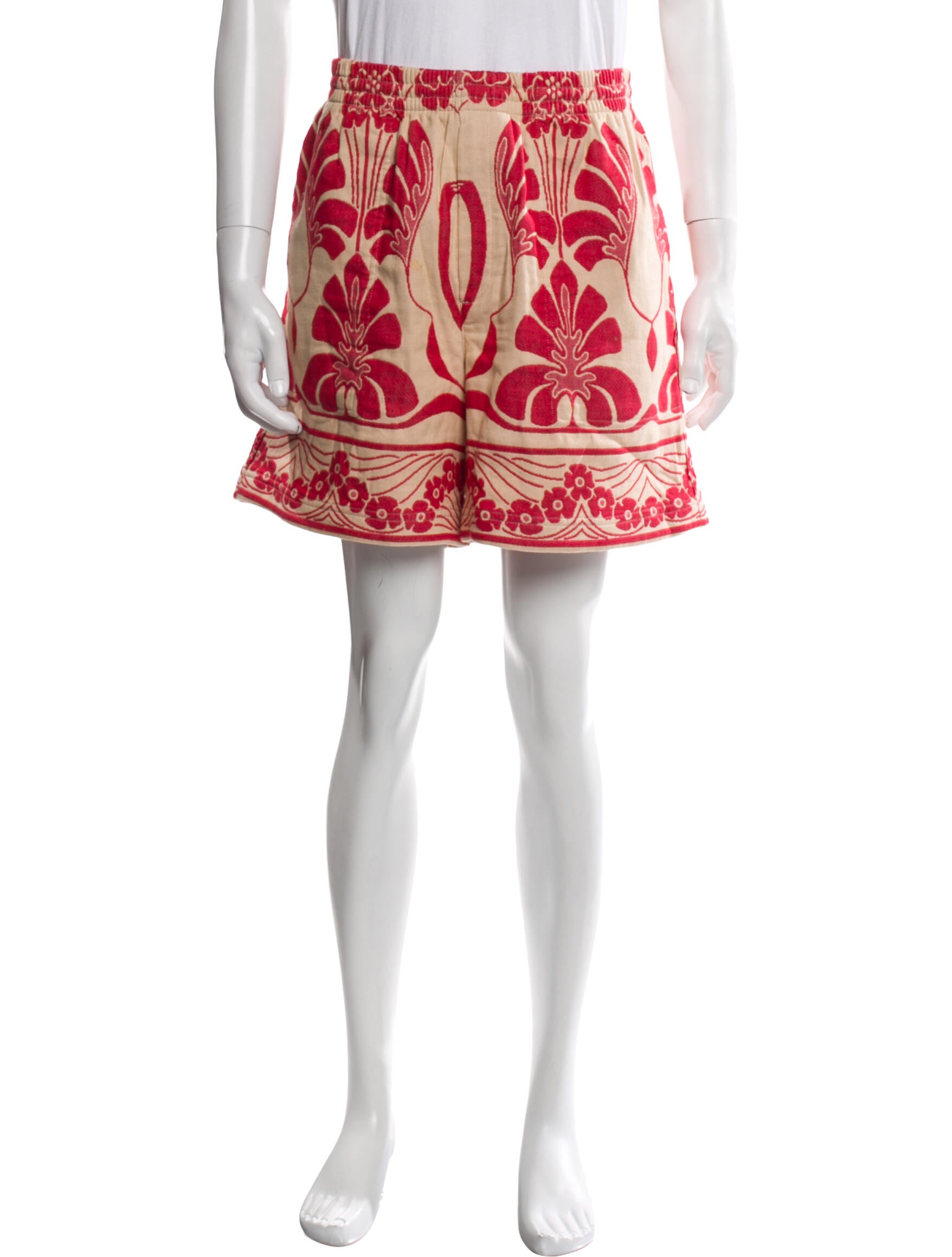 BODE Floral Print Jogger Shorts