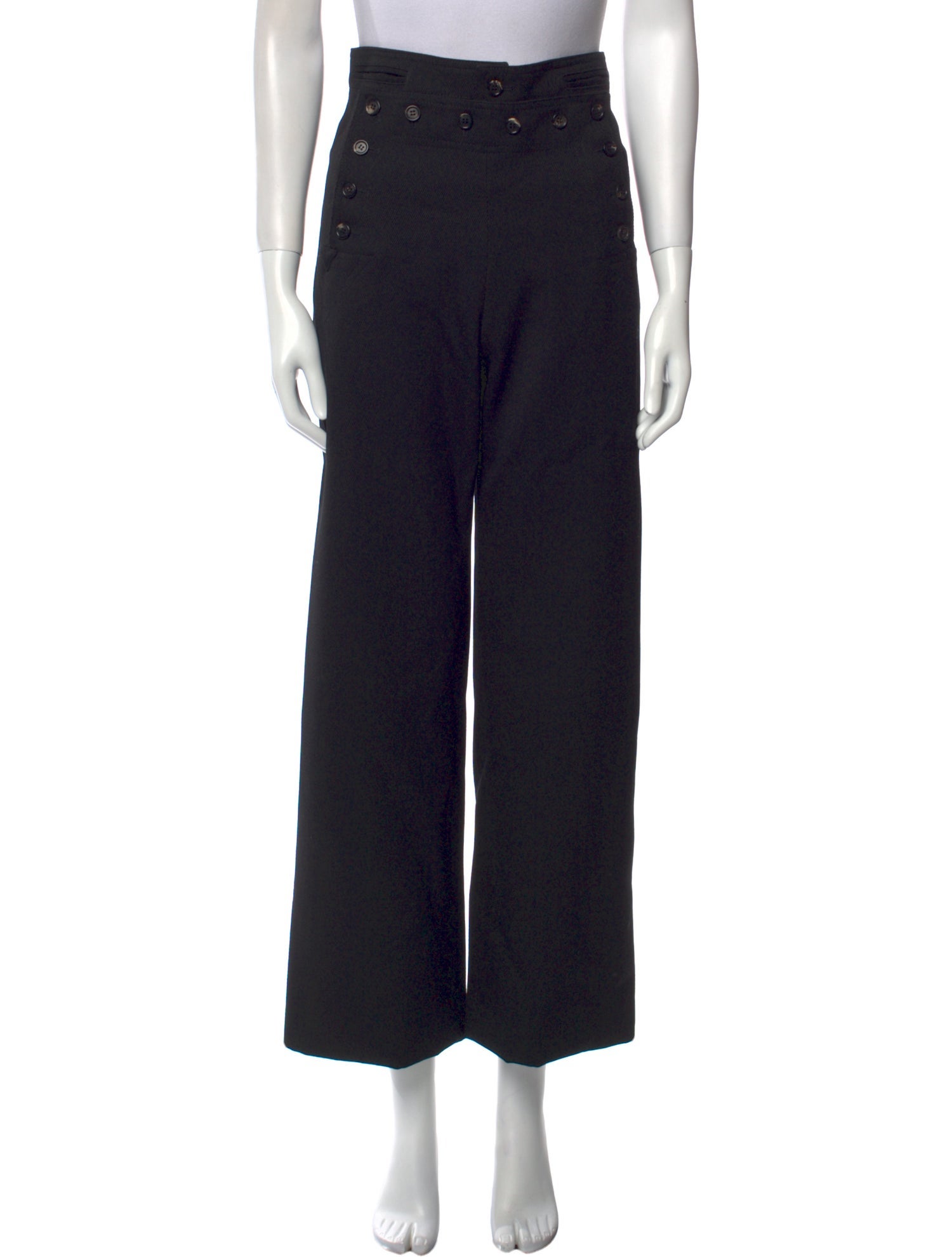 BODE Wool Wide Leg Pants