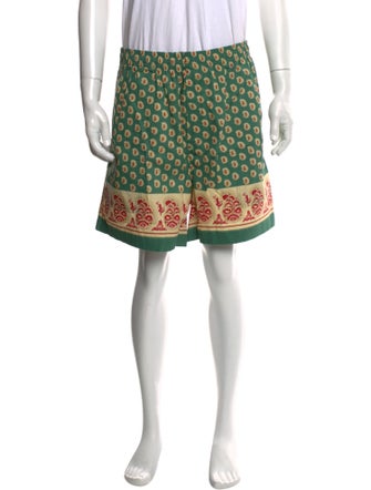 BODE Floral Print Jogger Shorts