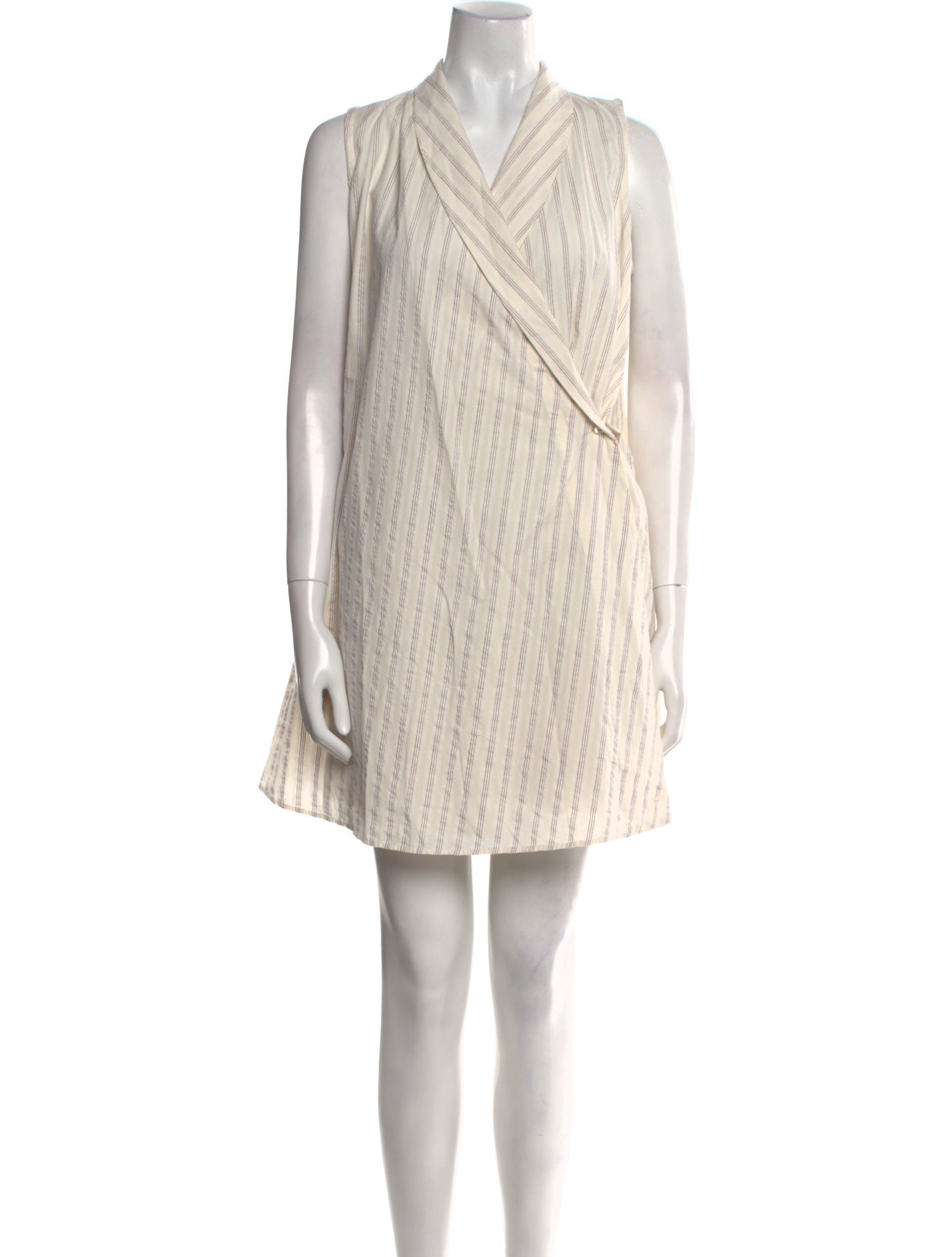 BODE Striped Mini Dress