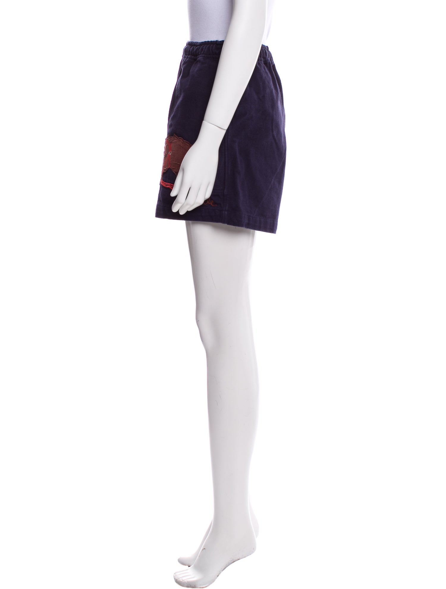 BODE Printed Mini Shorts