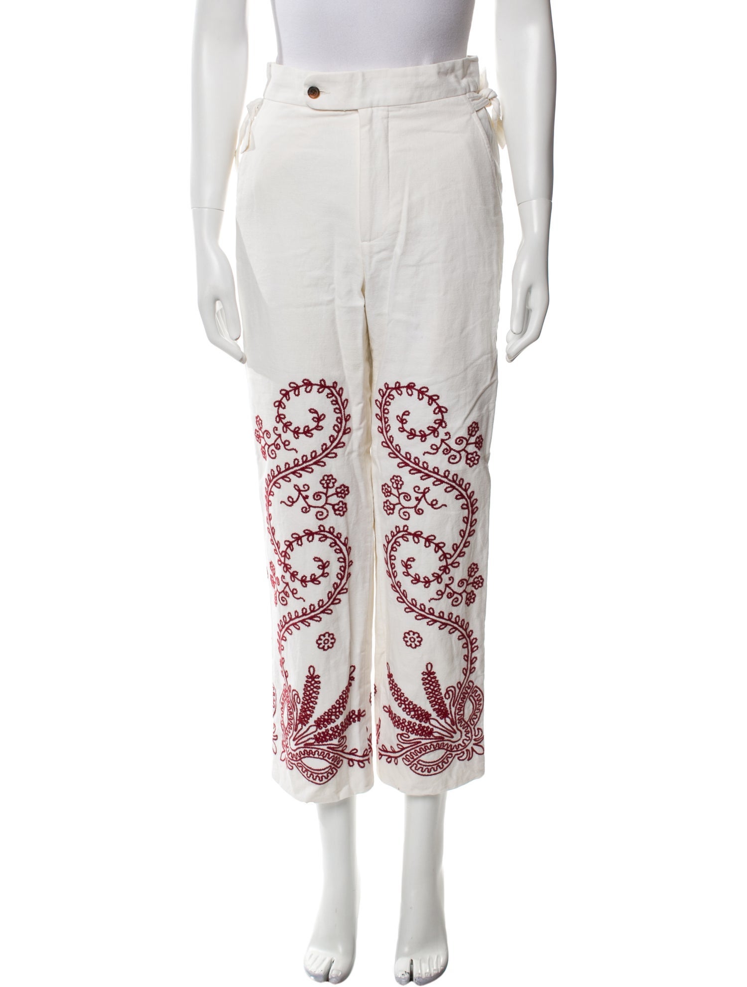 BODE Graphic Print Straight Leg Pants