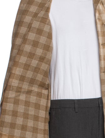 BODE Merino Wool Plaid Print Utility Jacket