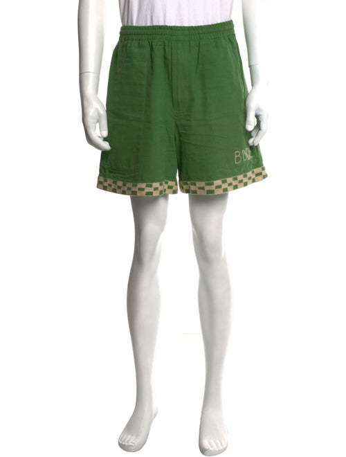 BODE Plaid Print Athletic Shorts