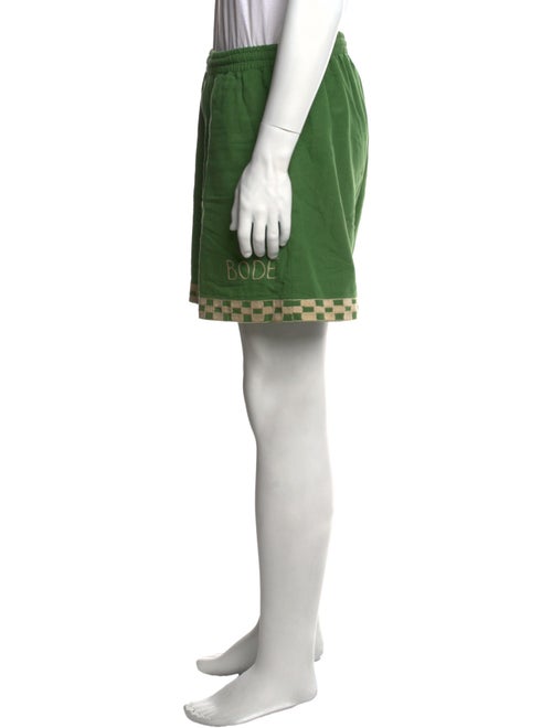 BODE Plaid Print Athletic Shorts