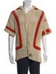 BODE Printed V-Neck Cardigan