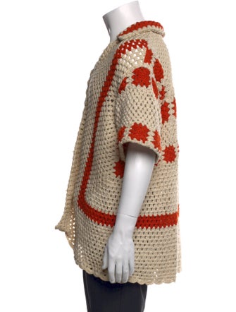 BODE Printed V-Neck Cardigan