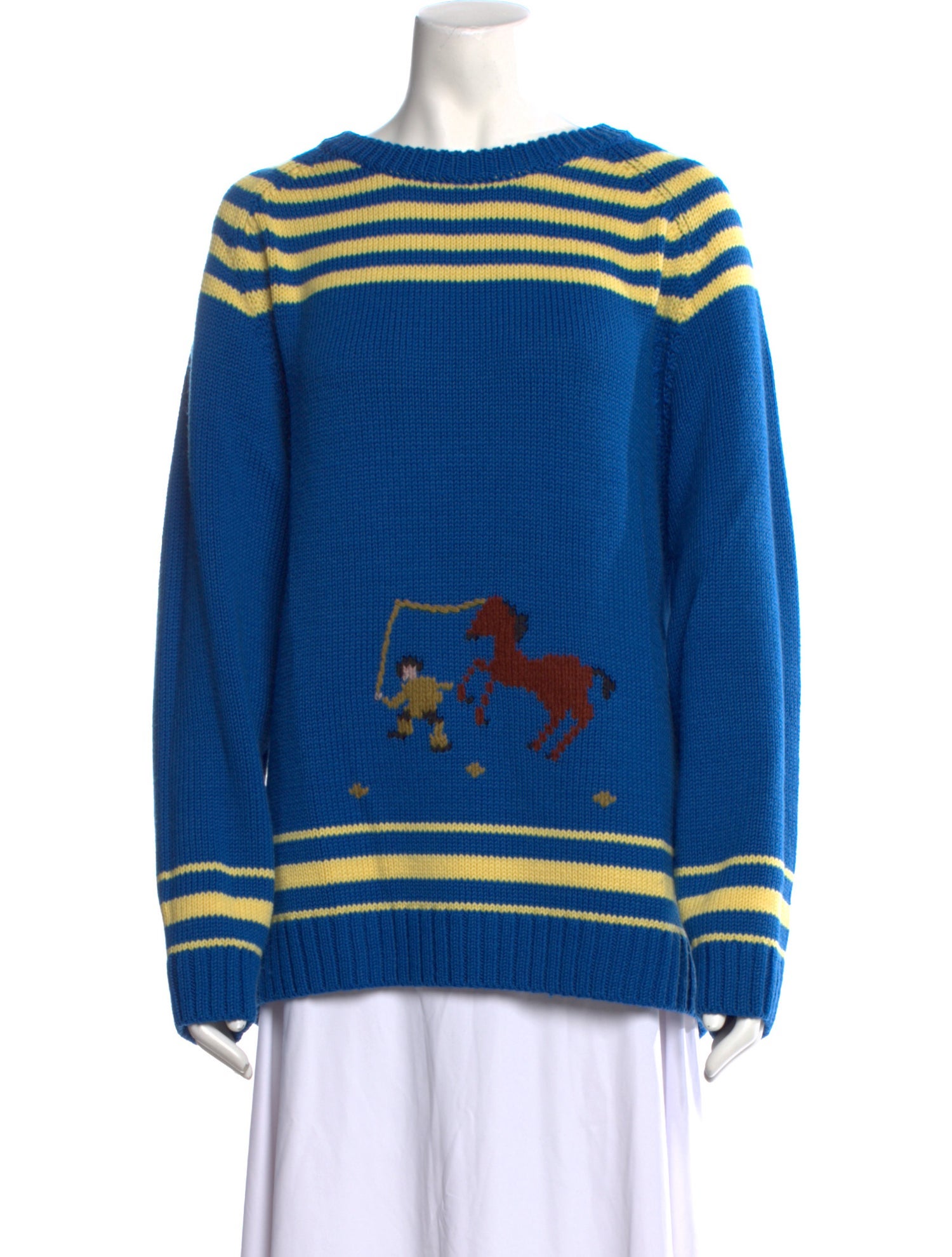 BODE Wool Striped Sweater