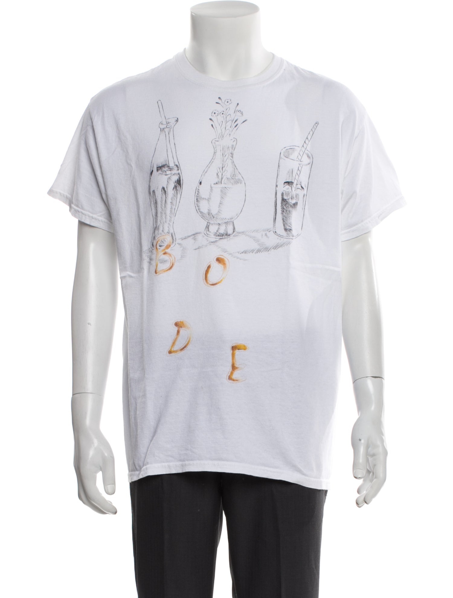 BODE Graphic Print Crew Neck T-Shirt
