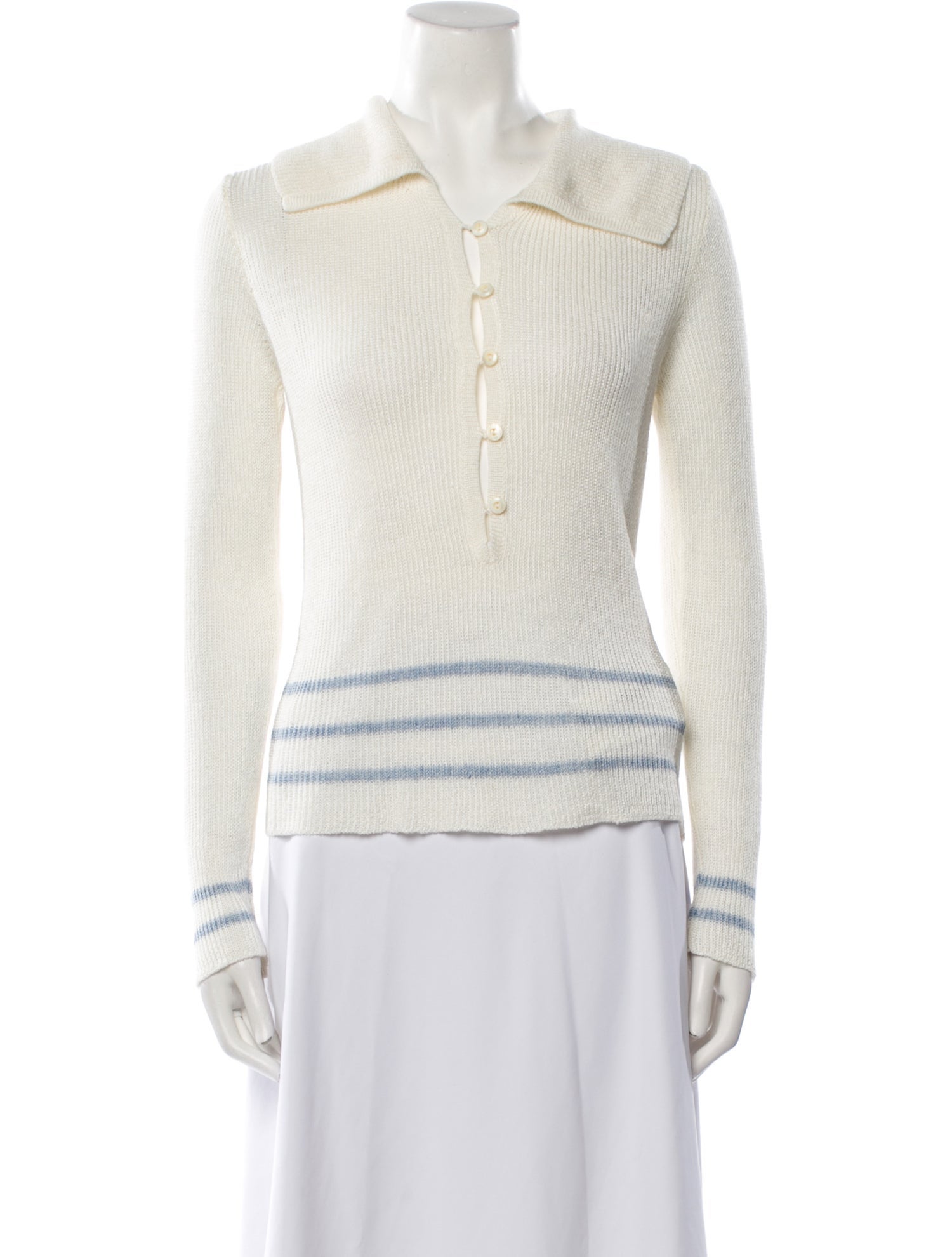 BODE Linen V-Neck Top