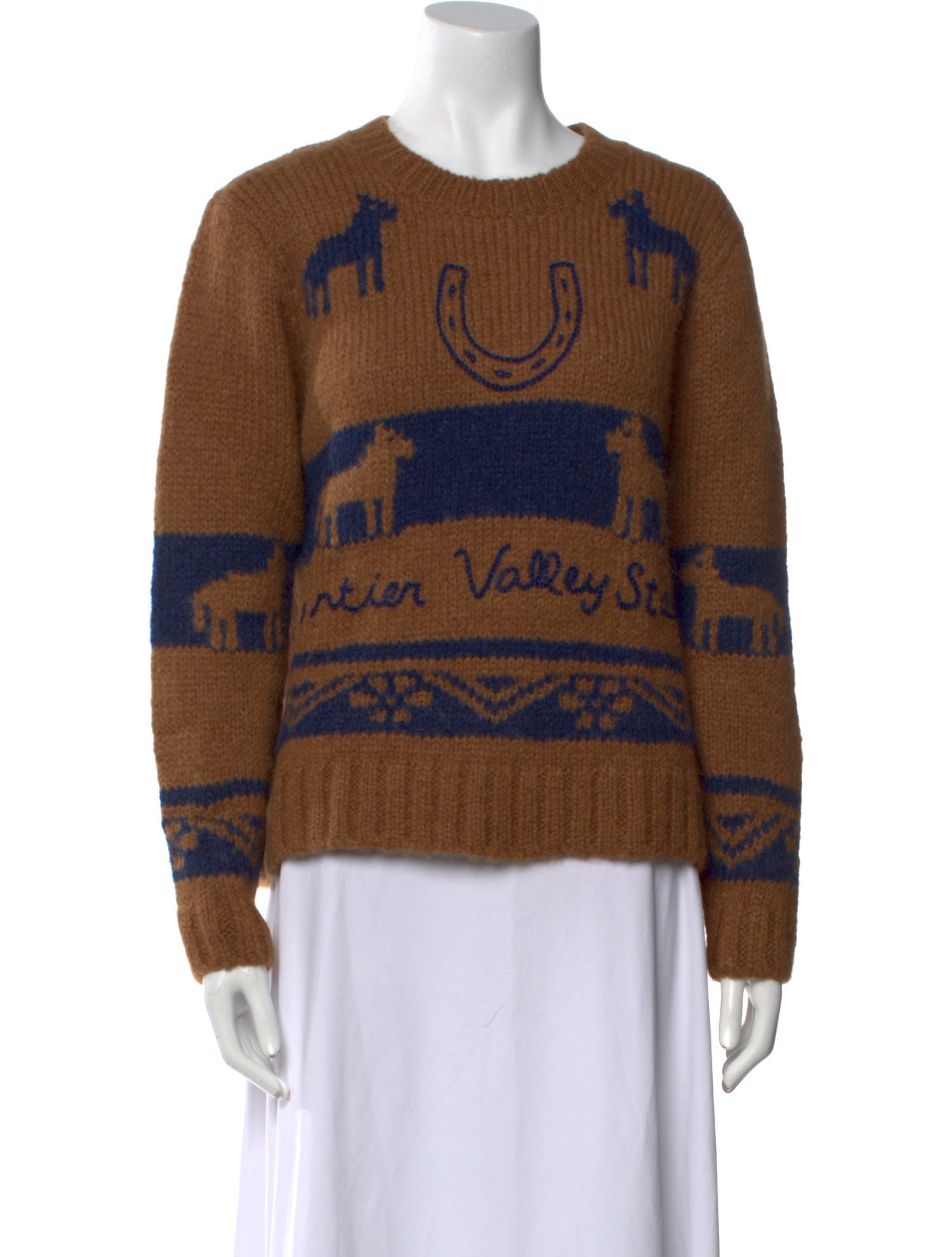 BODE Alpaca Printed Sweater