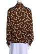 BODE Polka Dot Print Open Front Blouse