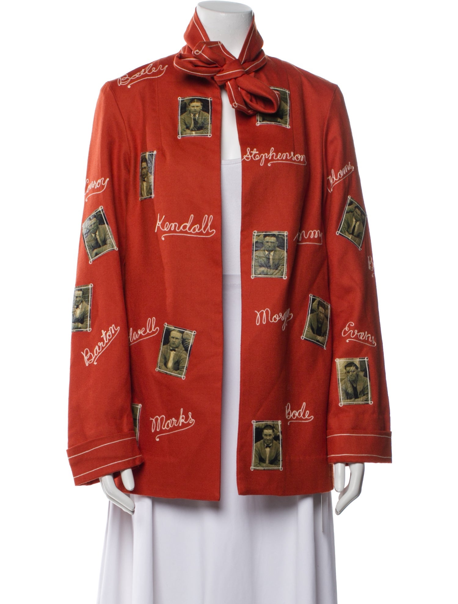 BODE Wool Printed Evening Jacket w/ Tags