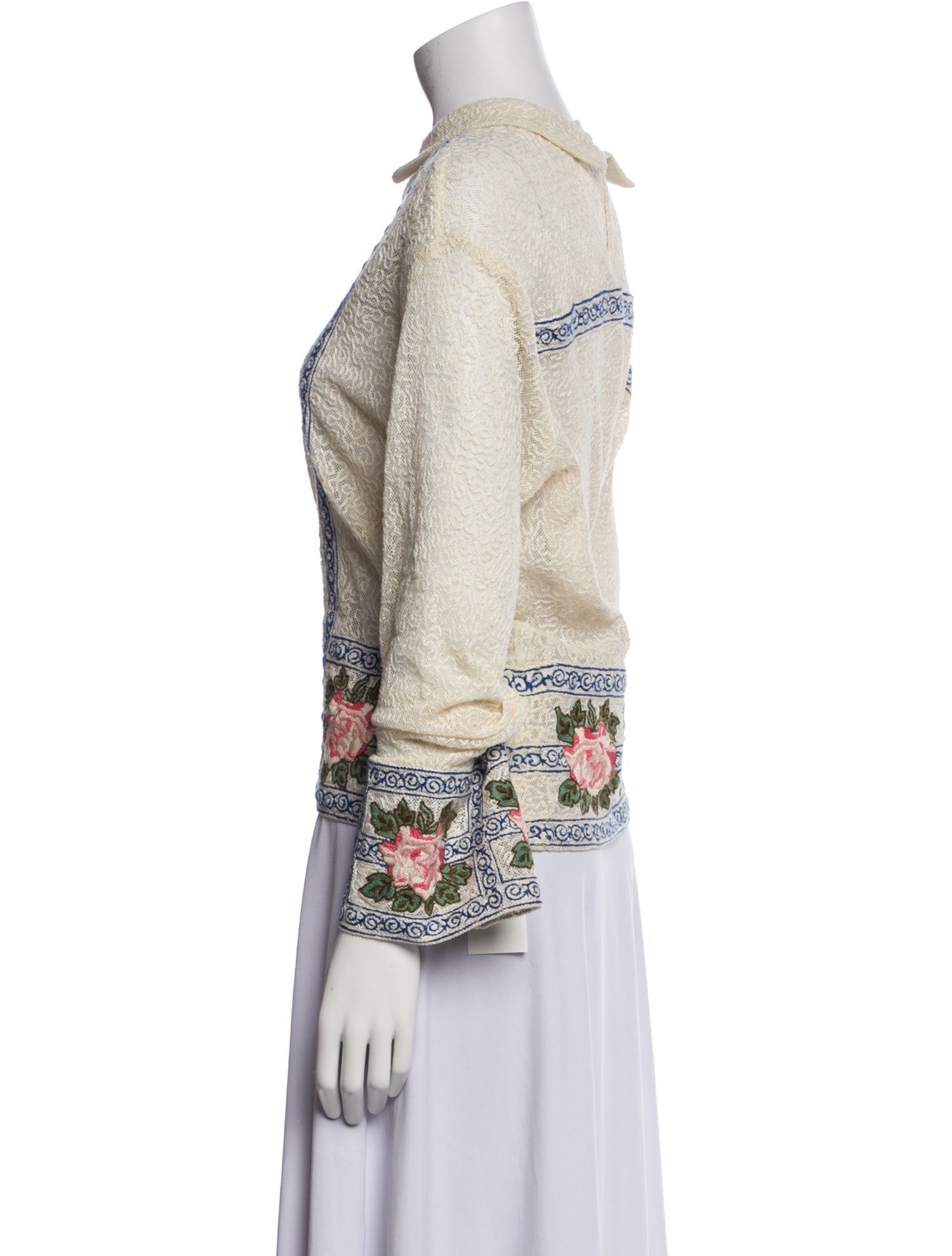 BODE Printed Mock Neck Sweatshirt