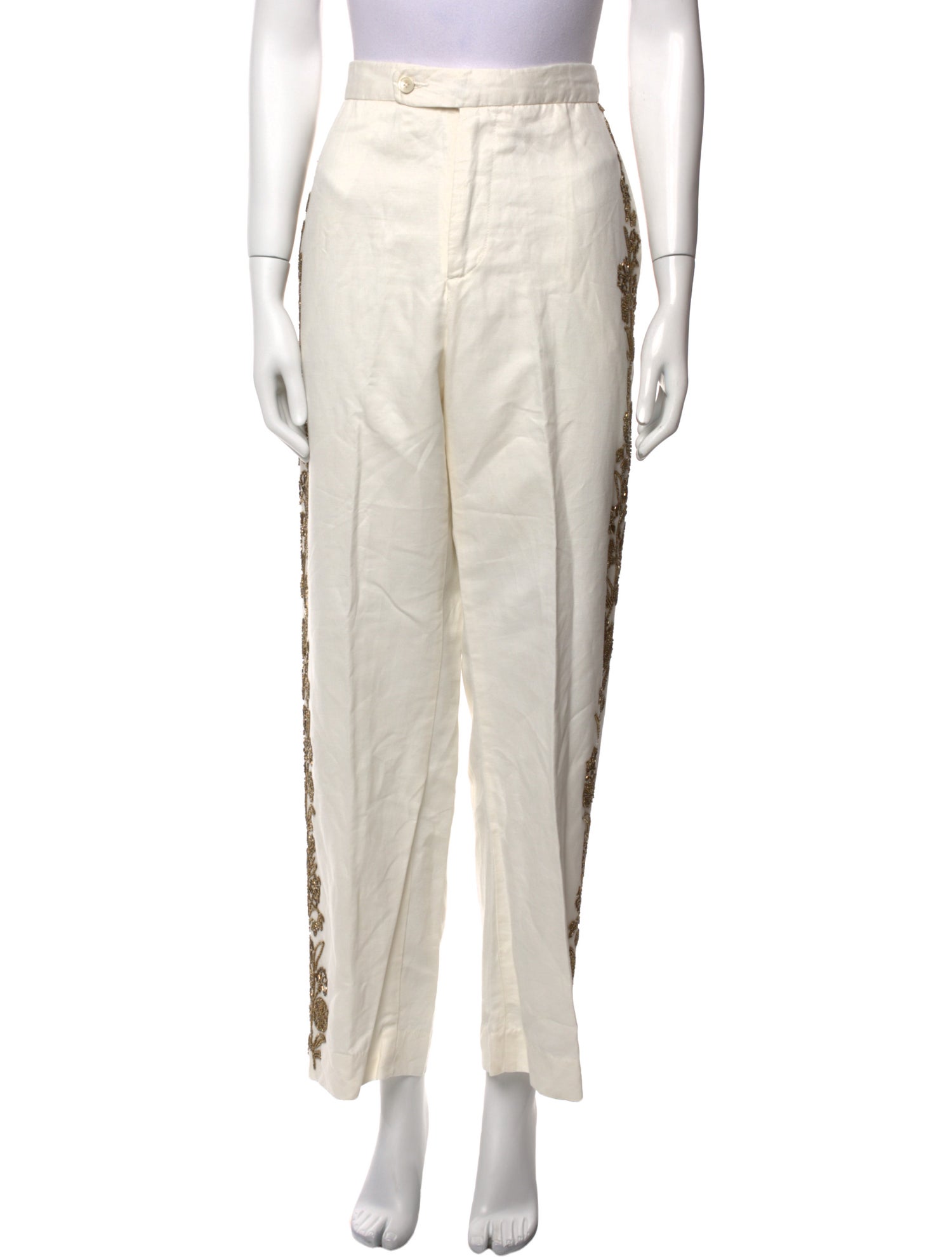 BODE Linen Wide Leg Pants