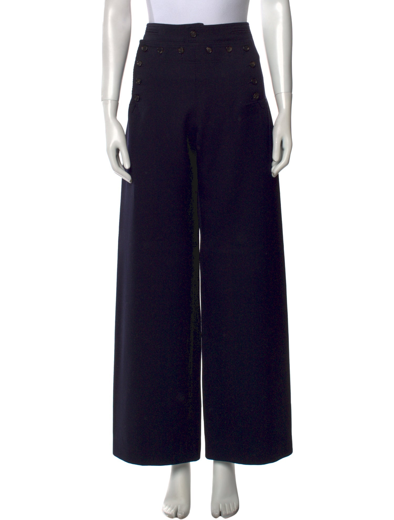BODE Virgin Wool Wide Leg Pants