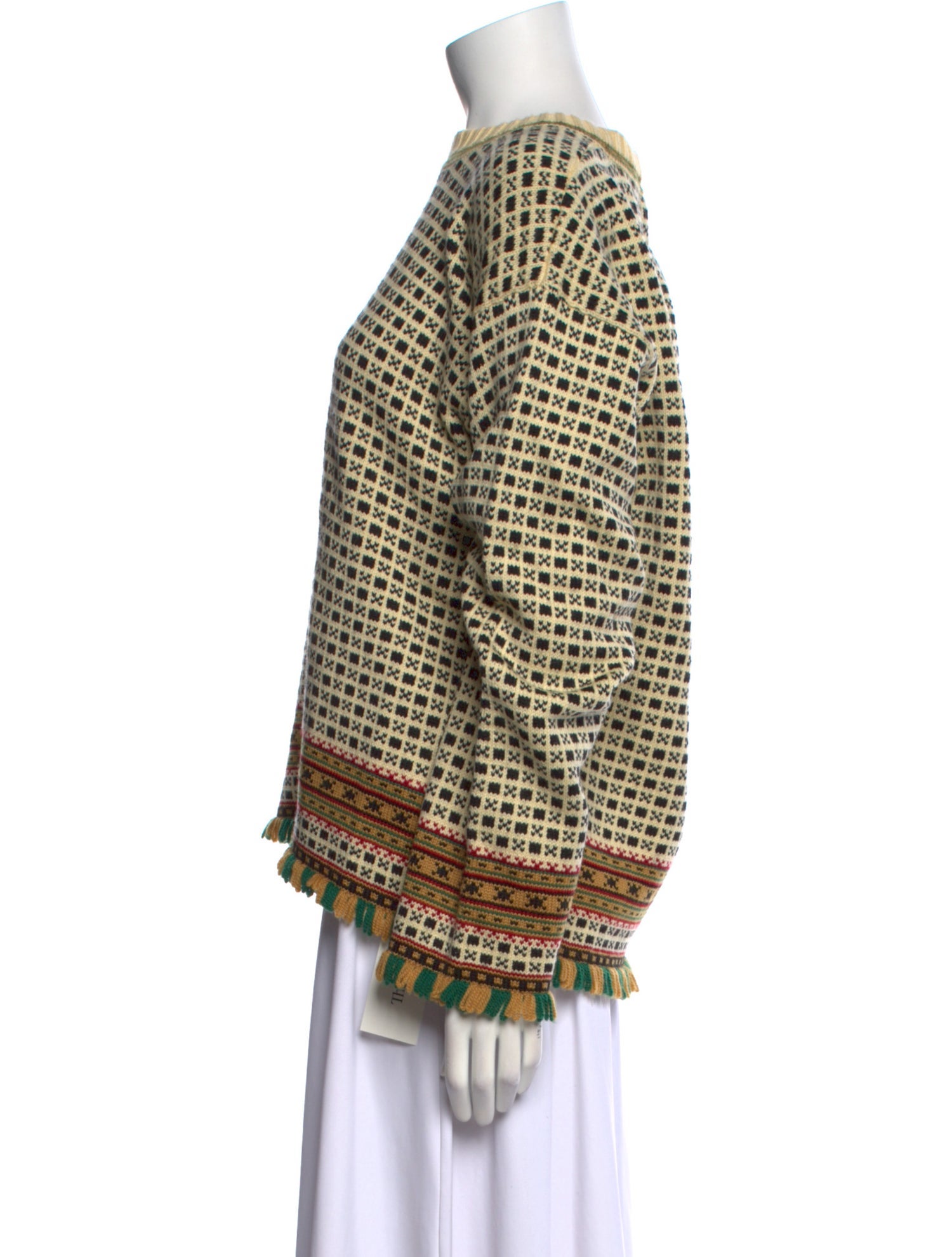 BODE Merino Wool Printed Sweater