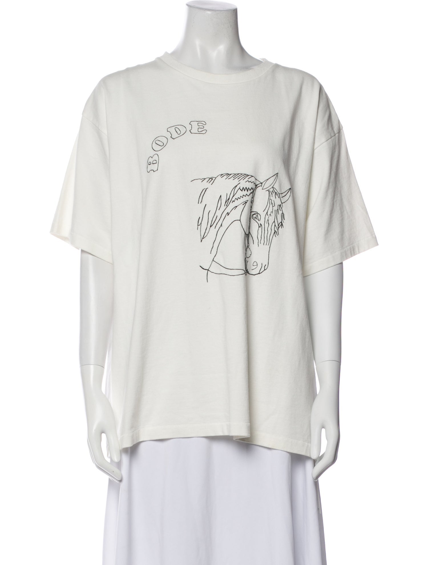 BODE Graphic Print Crew Neck T-Shirt