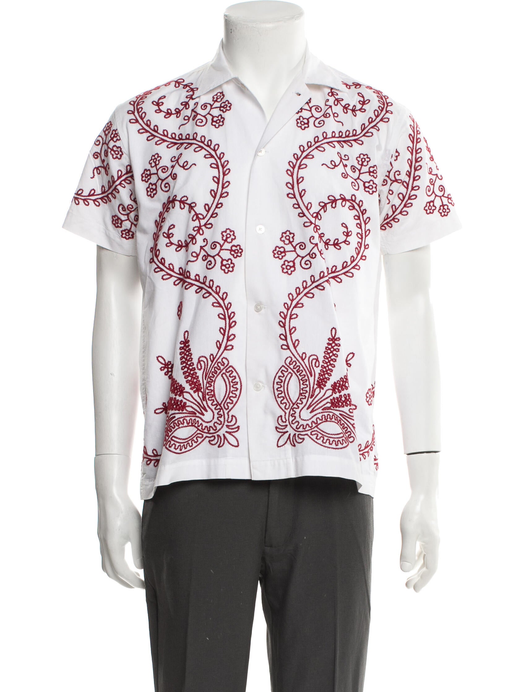 BODE Printed Short Sleeve Shirt