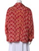 BODE Silk Printed Button-Up Top
