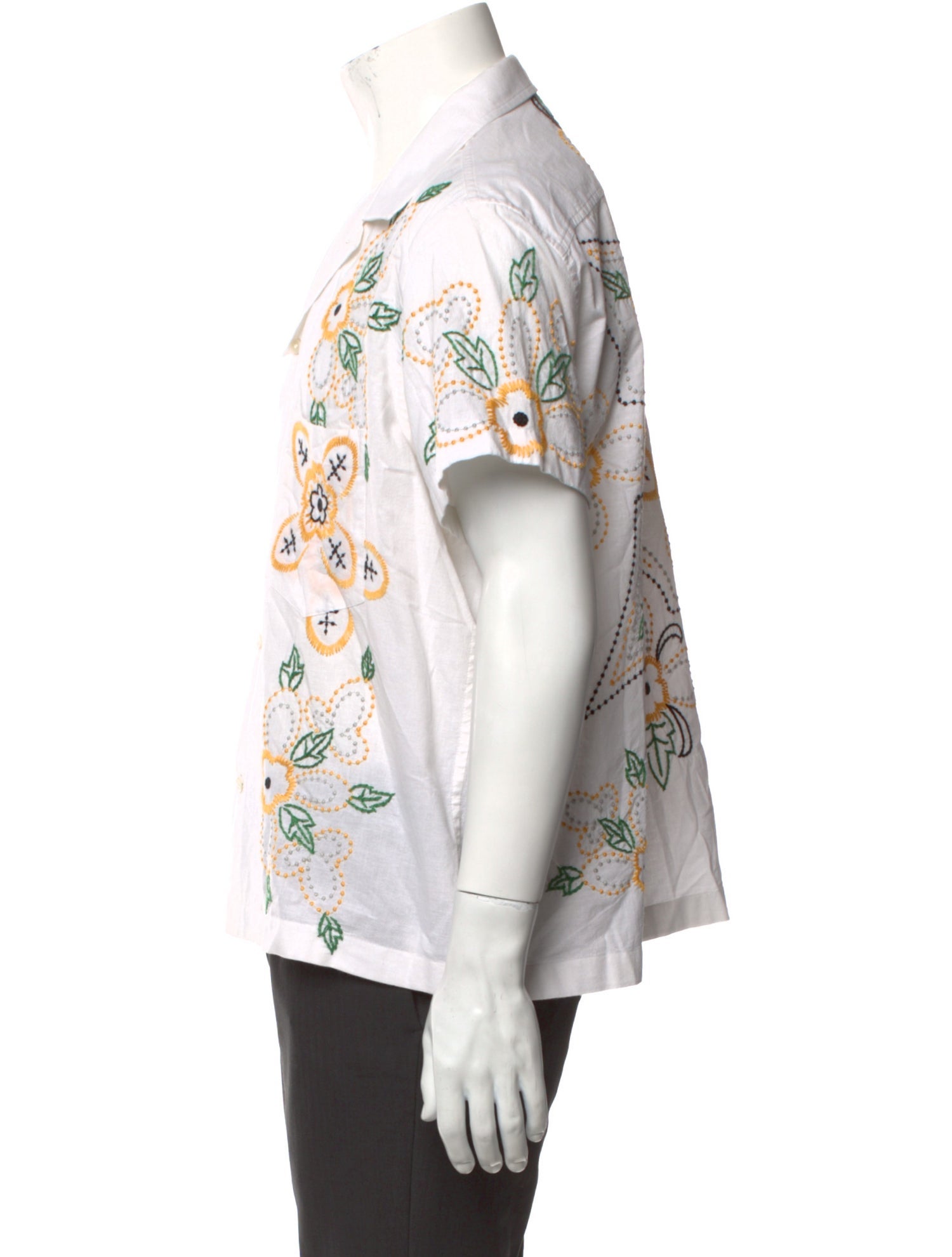 BODE Graphic Print Short Sleeve Shirt